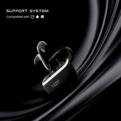 Vintron Atom One + Sonic Beats Combo | Smart Touch Screen Earbuds + Gaming Wireless Earbuds