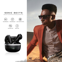 Vintron Atom Beats + Sonic Beats Combo | 50H Battery Wireless Earbuds for Music & Gaming