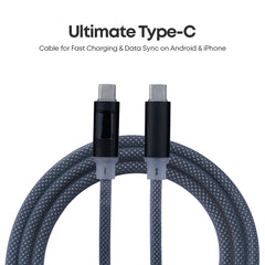 Super Fast Charging 2.0 Cable | 180W Power Delivery | 450 Mbps Data Transfer | Compatible with iPhone 15 to 17 & Android