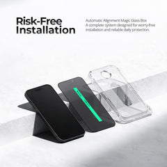 Iphone 17 Pro Premium Tempered Glass with Automatic Alignment Magic Glass Box