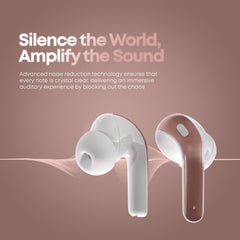 Vintron Atom Beats Wireless Earbuds with Bluetooth 5.3, Noise Reduction, 50-Hour Battery, IPX5 Water Resistance