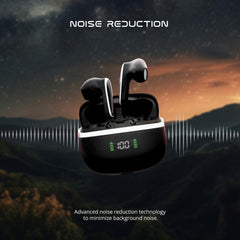 Vintron Atom One + Sonic Beats Combo | Smart Touch Screen Earbuds + Gaming Wireless Earbuds