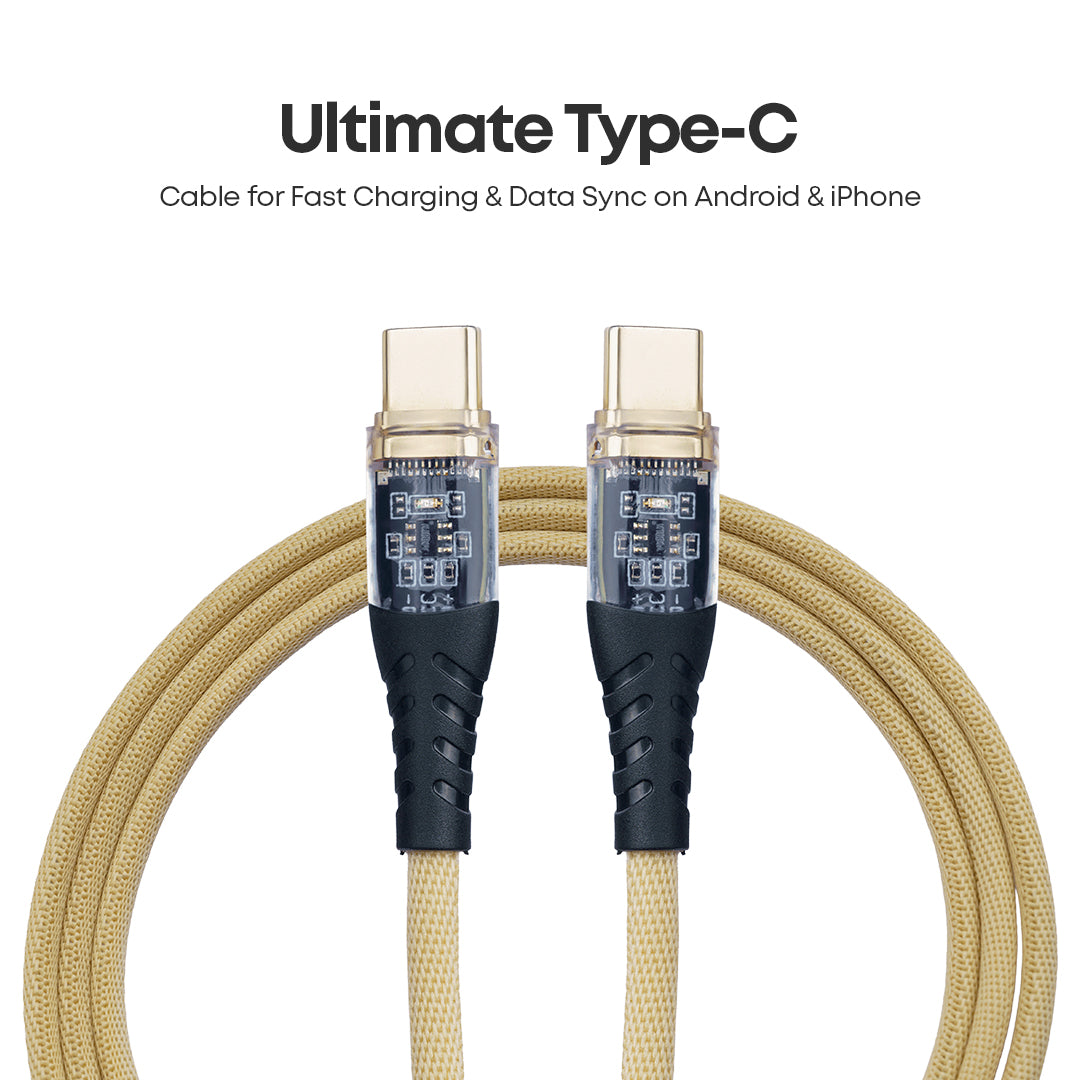 Super Fast Charging 2.0 Cable | 180W Power Delivery | 450 Mbps Data Transfer | Compatible with iPhone 15 to 17 & Android