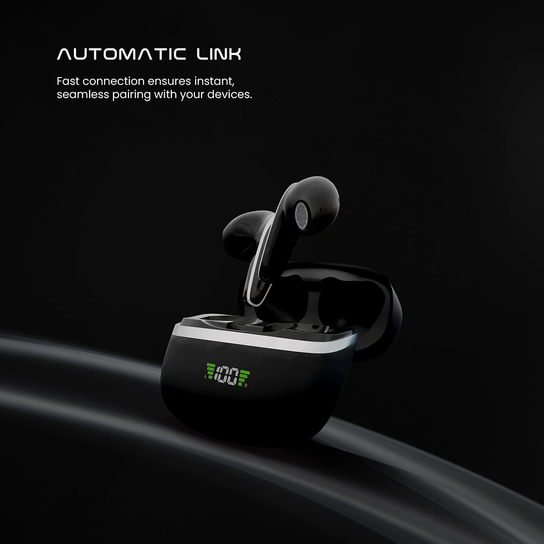 Vintron Sonic Beats – High-Definition Wireless Earbuds with Superior Call Quality & Noise Reduction