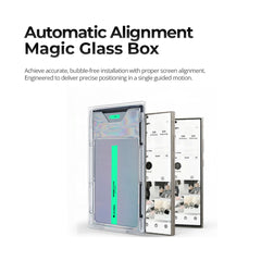 Samsung S24 Ultra Premium Tempered Glass with Automatic Alignment Magic Glass Box